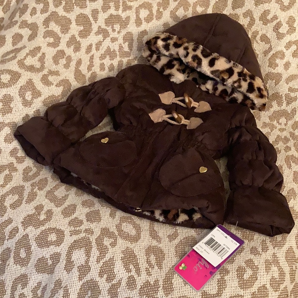 Toddler Leopard Coat